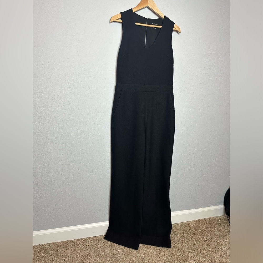 Club Monaco Elegant Black Jumpsuit size 2 women’s - Picture 4 of 7